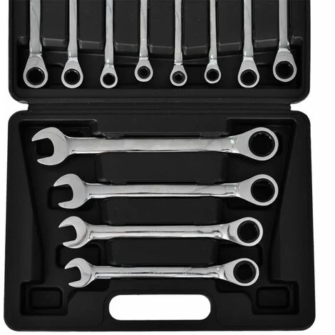 12-tlg. Ratschenschlüssel Set VidaXL 5 12-tlg. Ratschenschlüssel Set VidaXL – Bild 3