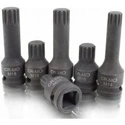 BITUXX 12 Kant Nusssatz XZN Innen Vielzahn Schlagnuss Für Schlagschrauber 1/2" -Schlüssel Shop 10496234 3