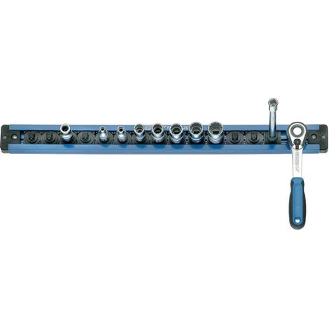 GEDORE Steckleiste 480mm 14St. 3/8"-Einsätze 3 GEDORE Steckleiste 480mm 14St. 3/8"-Einsätze