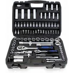 BITUXX Werkzeugkoffer 94tlg. Knarrenkasten Ratschenkasten Nusskasten Bitsatz -Schlüssel Shop 10591462 3