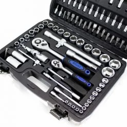 BITUXX Werkzeugkoffer 94tlg. Knarrenkasten Ratschenkasten Nusskasten Bitsatz -Schlüssel Shop 10591462 4