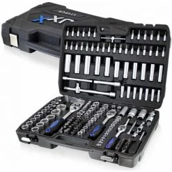 BITUXX Ratschenschlüssel Werkzeugkoffer 171tlg Ratschenkasten Stecknusskasten