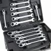 BITUXX 12 Tlg Flexible Ratschenschlüssel Ringschlüssel Knarren Ratschen SET -Schlüssel Shop 10591476 1