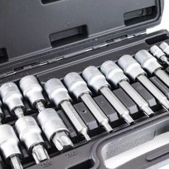 BITUXX Nussatz 18tlg Torx Vielzahn Innen Inbus Imbus Bit Steck Nüsse Werkzeug -Schlüssel Shop 10591534 3
