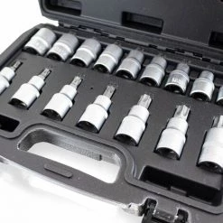 BITUXX Nusssatz 16tlg Torx Inbus Vielzahn Innen Imbus Bit Steck Nüsse Werkzeug -Schlüssel Shop 10591548 3