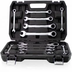 BITUXX 12tlg Ratschenschlüssel Set Ratschenringschlüssel Ratschen Ringschlüssel 6,7,8,9,10,11,12,13,14,15,17,19 Mm -Schlüssel Shop 10591588 3