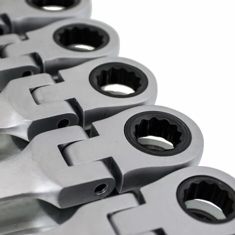 BITUXX 12 Teiliges Ratschenschlüssel Ratschen Ringschlüssel Knarren Ratschen 72 Zähne / 5 Grad Rückstellwinkel / Größen 6mm Bis 19mm 6 BITUXX 12 Teiliges Ratschenschlüssel Ratschen Ringschlüssel Knarren Ratschen 72 Zähne / 5 Grad Rückstellwinkel / Größen 6mm Bis 19mm – Bild 5