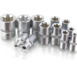 BITUXX Nusssatz 12tlg Torx Vielzahn Innen Inbus Imbus Bit Steck Nüsse Werkzeug -Schlüssel Shop 10591806 3