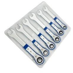 TOYA AUSVERKAUF Ratschenringschlüssel Maulschlüssel Set 8-10-12-13-15-17mm