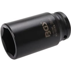 BGS TECHNIC 36mm Kraftnuss 1/2" Tief Schlagschraubernuss Außen-Sechskant Nuss Imbus Einsatz