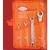 MARKENLOS 4-tlg. Bremsleitungsschlüssel-Set SW 8-19 Mm 15° Gekröpft Offener Ringschlüssel Satz