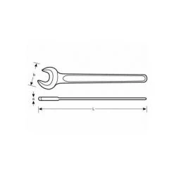 Bahco 27 Mm Maulschlüssel, Phosphatiert, 240 mm -Schlüssel Shop 11860083 3