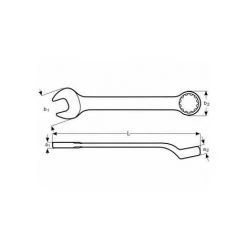 Bahco Gekröpfter 6 Mm Ring-Maulschlüssel Mit Doppelsechskant-Dynamic-Drive-Profil, Verchromt, 95 mm -Schlüssel Shop 11861414 3