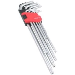 YATO Torx Schlüsselsatz 9 Teilig Sicherheitsstift SetTorx-Schlüssel Torx-Satz YT-0512