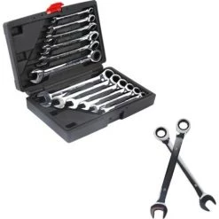 OOBEST Ratschenschlüssel Ringschlüssel Knarren Ratschen SET 12 Tlg -Schlüssel Shop 14343749 4