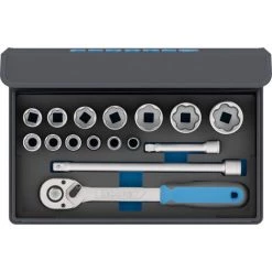 GEDORE Steckschlüsseleinsatz- Satz TC 19-MU-10 In Textiltasche C-Profil 1/2"