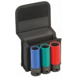 BOSCH Steckschlüsseleinsätze-Set, 3-teilig, 17mm X 19mm X 21mm