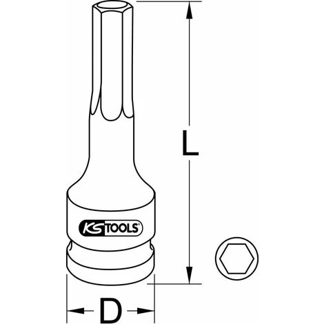KSTOOLS 1/2 Kraft-Bit-Stecknuss Innensechskant. 6mm 911.0 4 KSTOOLS 1/2 Kraft-Bit-Stecknuss Innensechskant. 6mm 911.0 – Bild 2