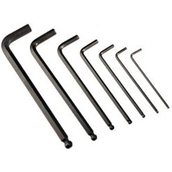 MS-WARENVERTRIEB 7-teiliges Set Innensechskantschlüssel Von 2,5 Bis 10 Mm Kugelkopf