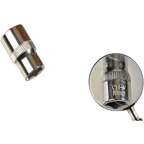 MS-WARENVERTRIEB Profi Stecknuss Metrisch 1/2" Antrieb 10 Mm Schlüsselweite Aus Hochglanz Chrom Vanadium Stahl 3 MS-WARENVERTRIEB Profi Stecknuss Metrisch 1/2" Antrieb 10 Mm Schlüsselweite Aus Hochglanz Chrom Vanadium Stahl