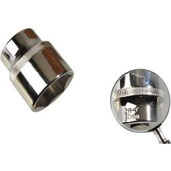 MS-WARENVERTRIEB Profi Stecknuss Metrisch 1/2" Antrieb 30 Mm Schlüsselweite Aus Hochglanz Chrom Vanadium Stahl