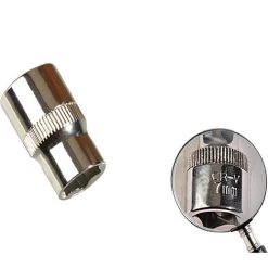 MS-WARENVERTRIEB Profi Stecknuss Metrisch 3/8" Antrieb 7 Mm Schlüsselweite Aus Hochglanz Chrom Vanadium Stahl