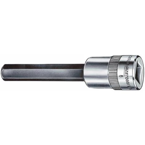 HAZET 3/8 Zoll Steckschlüsseleinsatz Sechskant 6 Mm FürInnensechskant 3 HAZET 3/8 Zoll Steckschlüsseleinsatz Sechskant 6 Mm FürInnensechskant