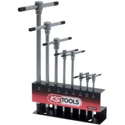 KSTOOLS KS TOOLS Schlüsselsatz - T-Griff - Auf Metall-Display - 8-teilig - 158.5111