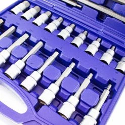 BITUXX 30 Tlg Innen Sechskant Inbus Steckschlüssel Werkzeug Set Stecknuss Nuss Satz -Schlüssel Shop 18116860 4