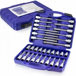 BITUXX 32 Tlg Innen Torx Steckschlüssel Werkzeug Set Stecknuss Nuss Satz