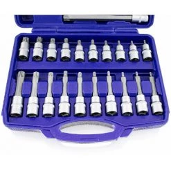 BITUXX 32 Tlg Innen Torx Steckschlüssel Werkzeug Set Stecknuss Nuss Satz -Schlüssel Shop 18116862 3