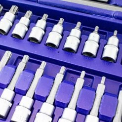 BITUXX 32 Tlg Innen Torx Steckschlüssel Werkzeug Set Stecknuss Nuss Satz -Schlüssel Shop 18116862 5