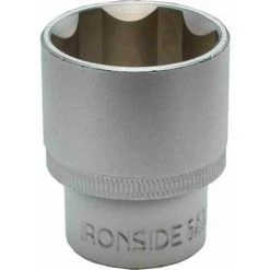 IRONSIDE Stecknuss 13mm (1/2") SW 17 6kant, Chrom-Vanadium-Stahl