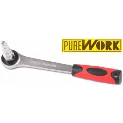 PUREWORK 6 Kant Stufenschlüssel 1/2" Ratsche Knarre Sanitär Heizkörper Schlüssel 10-21 Mm