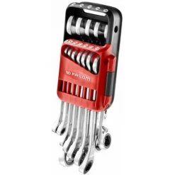 FACOM Knarren-Ring-Maulschlüssel-Set Im Etui, 12-tlg.
