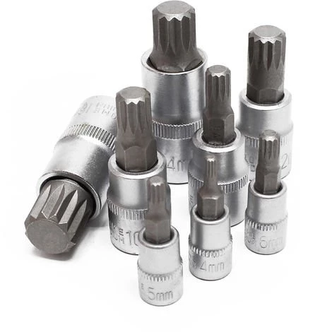 WILTEC Steckschlüsselsatz XZN Innen Vielzahn 8 Tlg M4 - M16 3 WILTEC Steckschlüsselsatz XZN Innen Vielzahn 8 Tlg M4 - M16