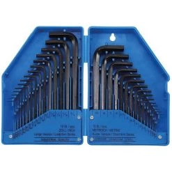 BGS WERKZEUGE WinkelschlÃ¼ssel-Satz ZollmaÃŸe/metrisch Innensechskant 30-tlg. 810