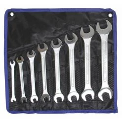 SANPRO 8 Tlg. Doppel-Maulschlüssel-Satz 6 X 7 Mm - 20 X 22 Mm