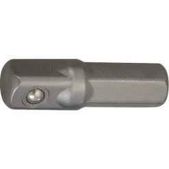 PROMAT Adapter Antriebssechskant 1/4 Zoll Abtriebsvierkant 1/4 Zoll Länge 25 M