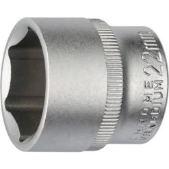 PROMAT Steckschlüsseleinsatz 3/8 Zoll 6-kant Schlüsselweite 22 Mm Länge 30 Mm