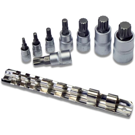 WERKZEUGFEE 8-tlg. Innenvielzahn-Nüsse Vielzahn-Bit-Satz XZN M4 M5 M6 M8 M10 M12 M14 M16 Set 3 WERKZEUGFEE 8-tlg. Innenvielzahn-Nüsse Vielzahn-Bit-Satz XZN M4 M5 M6 M8 M10 M12 M14 M16 Set