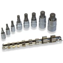 WERKZEUGFEE 8-tlg. Innenvielzahn-Nüsse Vielzahn-Bit-Satz XZN M4 M5 M6 M8 M10 M12 M14 M16 Set 8 WERKZEUGFEE 8-tlg. Innenvielzahn-Nüsse Vielzahn-Bit-Satz XZN M4 M5 M6 M8 M10 M12 M14 M16 Set -Schlüssel Shop 27342969 3