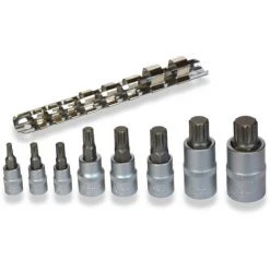 WERKZEUGFEE 8-tlg. Innenvielzahn-Nüsse Vielzahn-Bit-Satz XZN M4 M5 M6 M8 M10 M12 M14 M16 Set 9 WERKZEUGFEE 8-tlg. Innenvielzahn-Nüsse Vielzahn-Bit-Satz XZN M4 M5 M6 M8 M10 M12 M14 M16 Set -Schlüssel Shop 27342969 4