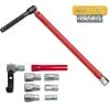 HEYCO HEYTEC Standhahnmutter Schlüssel Set 240mm, Waschtischmontage, Inkl. Nüsse SW 9-17mm -Schlüssel Shop 28228499 1