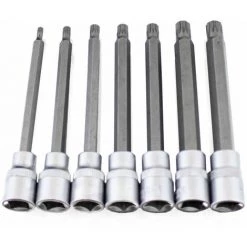 BITUXX 21 Tlg Innen 3/8" Torx Vielzahn XZN Sechskannt Nuss Satz Stecknuss Werkzeug Bitsatz Nüsse Extra Lang H3-H10 M4-M10 T25-T60 10 BITUXX 21 Tlg Innen 3/8" Torx Vielzahn XZN Sechskannt Nuss Satz Stecknuss Werkzeug Bitsatz Nüsse Extra Lang H3-H10 M4-M10 T25-T60 -Schlüssel Shop 28273415 4