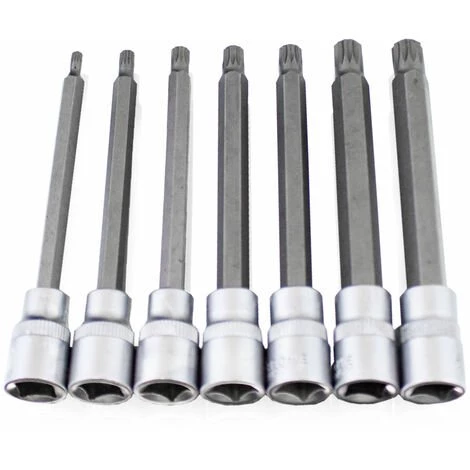 BITUXX 21 Tlg Innen 3/8" Torx Vielzahn XZN Sechskannt Nuss Satz Stecknuss Werkzeug Bitsatz Nüsse Extra Lang H3-H10 M4-M10 T25-T60 6 BITUXX 21 Tlg Innen 3/8" Torx Vielzahn XZN Sechskannt Nuss Satz Stecknuss Werkzeug Bitsatz Nüsse Extra Lang H3-H10 M4-M10 T25-T60 – Bild 4