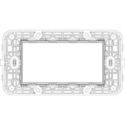 Vimar Arke 4 Platzhalter 19614 -Schlüssel Shop 28562218 4