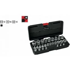 VIGOR E-TORX-STECKSCHLÜSSELSATZ.28-TEILIG