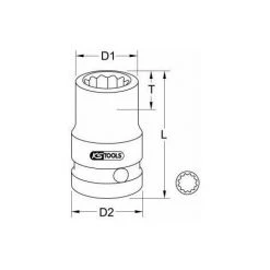 KSTOOLS KS Tools 3/8 12-kant-Kraft-Stecknuss, Kurz, 14 Mm 8 KSTOOLS KS Tools 3/8 12-kant-Kraft-Stecknuss, Kurz, 14 Mm -Schlüssel Shop 30801689 3
