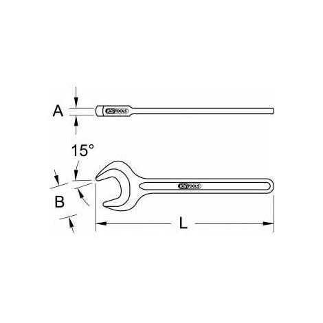 KSTOOLS® KS Tools BRONZEplus Einmaulschlüssel 100 Mm 4 KSTOOLS® KS Tools BRONZEplus Einmaulschlüssel 100 Mm – Bild 2